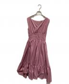 HER LIP TOハーリップトゥ）の古着「Riviera Double Bow Dress」｜バイオレット