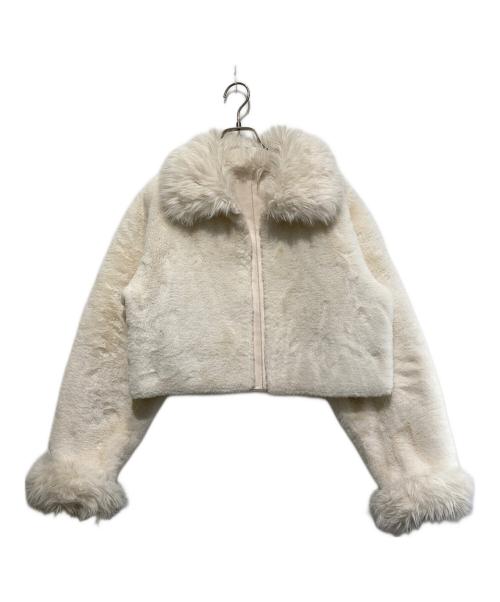 eimy istoire（エイミーイストワール）eimy istoire (エイミーイストワール) スリーブコンビファージャケット ホワイト サイズ:FREEの古着・服飾アイテム