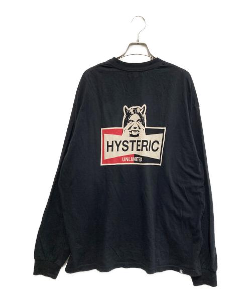 Hysteric Glamour（ヒステリックグラマー）Hysteric Glamour (ヒステリックグラマー) HYSTERIC UNLIMITED Tシャツ ブラック サイズ:XLの古着・服飾アイテム