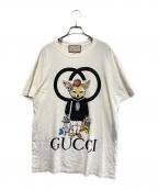 GUCCI×HIGUCHI YUUKOグッチ×）の古着「Tシャツ」｜ホワイト