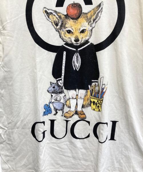 GUCCI（グッチ）GUCCI (グッチ) HIGUCHI YUUKO Tシャツ ホワイト サイズ:Mの古着・服飾アイテム