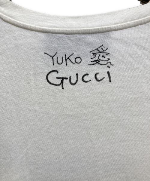 GUCCI（グッチ）GUCCI (グッチ) HIGUCHI YUUKO Tシャツ ホワイト サイズ:Mの古着・服飾アイテム