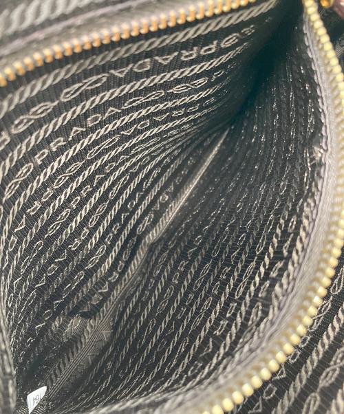 PRADA（プラダ）PRADA (プラダ) NYLON JACQUARD+ BRUCIATO（ナイロンジャカード・ブルチャート） ブラウン×ブラウンの古着・服飾アイテム