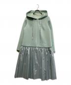 Reneルネ）の古着「パーカーワンピース」｜グリーン