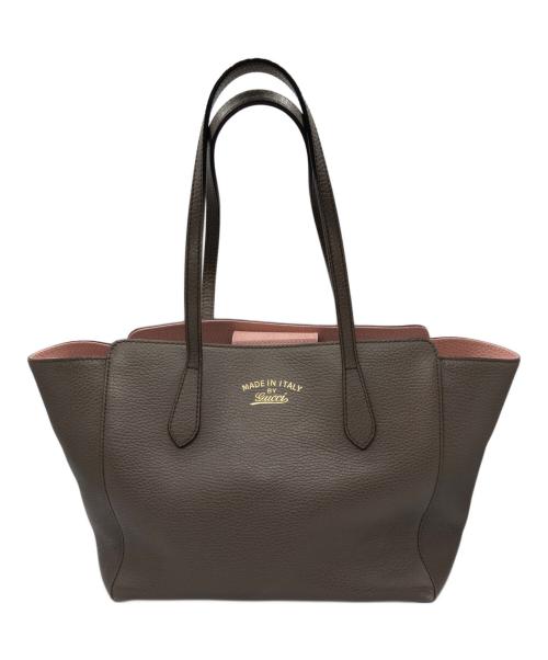 GUCCI（グッチ）GUCCI (グッチ) トートバッグ ブラウンの古着・服飾アイテム