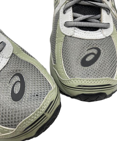asics（アシックス）asics (アシックス) JOG 100S SHEET ROCK BLACK（ジョグ100S シートロック ブラック） グリーン×グレー サイズ:25の古着・服飾アイテム