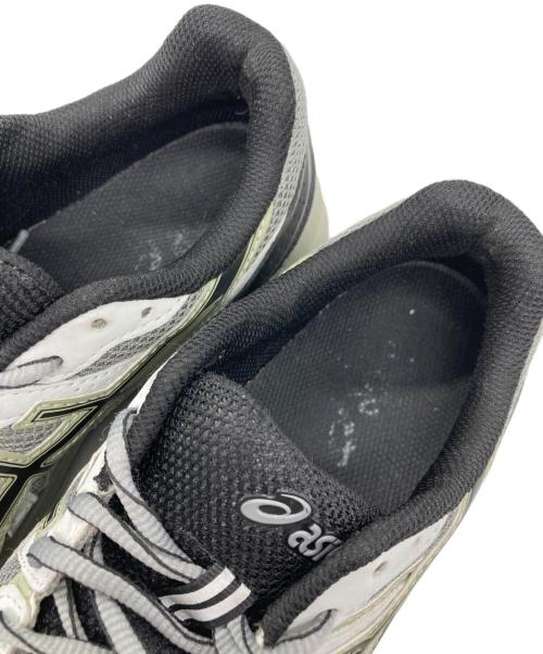 asics（アシックス）asics (アシックス) JOG 100S SHEET ROCK BLACK（ジョグ100S シートロック ブラック） グリーン×グレー サイズ:25の古着・服飾アイテム