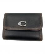 COACHコーチ）の古着「エッセンシャル カード ホルダー ウォレット」｜ブラック