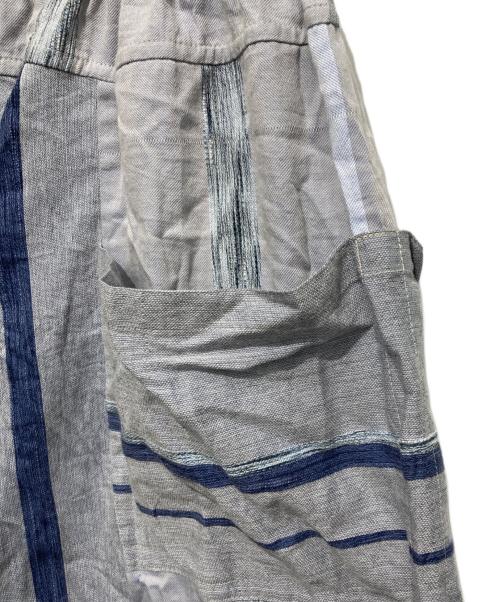 tamaki niime（タマキ ニイメ）tamaki niime (タマキ ニイメ) ワイドパンツ/サルエル グレー×ブルー サイズ:不明の古着・服飾アイテム