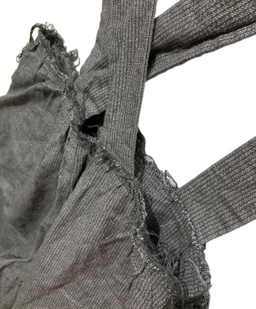 BLACK COMME des GARCONS（ブラックコムデギャルソン）BLACK COMME des GARCONS (ブラックコムデギャルソン) オーバーオールバルーンパンツ グレー サイズ:Mの古着・服飾アイテム