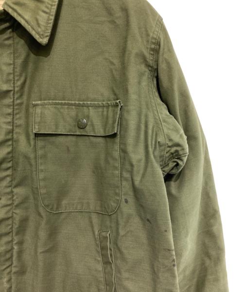US.NAVY（US.NAVY）US.NAVY (US.NAVY) A-2 デッキジャケット オリーブ サイズ:Mの古着・服飾アイテム