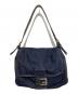 FENDI（フェンディ）の古着「Pre-owned mamma baguette denim bag/マンマバケットショルダーデニムバッグ」｜インディゴ