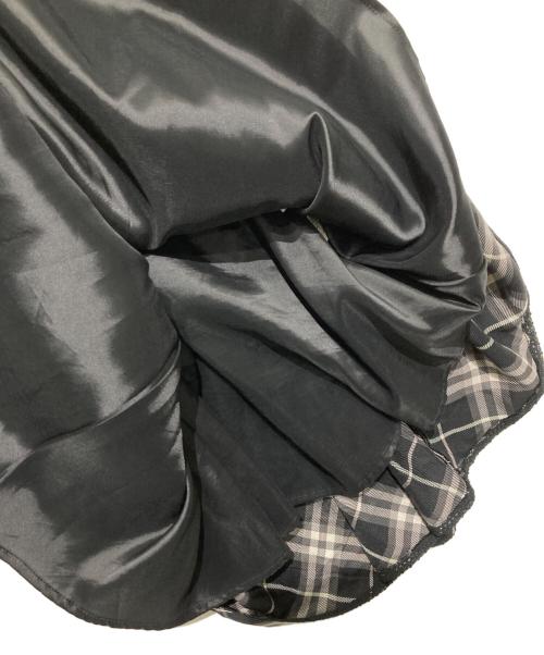 BURBERRY BLUE LABEL（バーバリー ブルー レーベル）BURBERRY BLUE LABEL (バーバリー ブルー レーベル) ノースリーブワンピース/チェックワンピース ブラック サイズ:38の古着・服飾アイテム