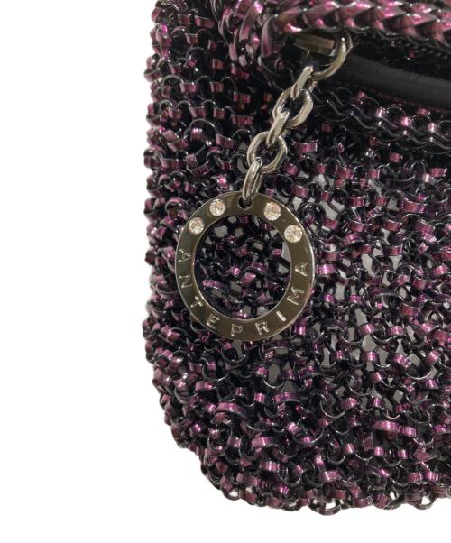 ANTEPRIMA（アンテプリマ）ANTEPRIMA (アンテプリマ) ワイヤーショルダーバッグ パープルの古着・服飾アイテム