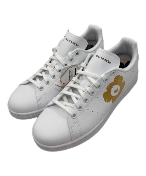 adidas（アディダス）adidas (アディダス) marimekko (マリメッコ) Stan Smith J Footwear White/スタン スミス ホワイト サイズ:23.5cm 未使用品の古着・服飾アイテム