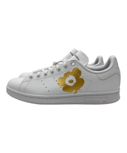 adidas（アディダス）adidas (アディダス) marimekko (マリメッコ) Stan Smith J Footwear White/スタン スミス ホワイト サイズ:23.5cm 未使用品の古着・服飾アイテム