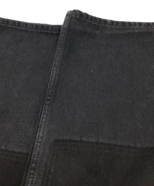 MM6 Maison Margiela（エムエムシックスメゾンマルジェラ）MM6 Maison Margiela (エムエムシックスメゾンマルジェラ) ダブルニーデニムパンツ ブラック サイズ:46の古着・服飾アイテム