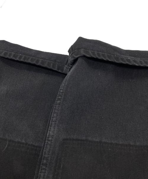 MM6 Maison Margiela（エムエムシックスメゾンマルジェラ）MM6 Maison Margiela (エムエムシックスメゾンマルジェラ) ダブルニーデニムパンツ ブラック サイズ:46の古着・服飾アイテム