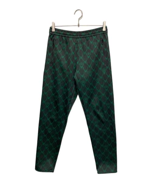 South2 West8（サウスツー ウエストエイト）South2 West8 (サウスツー ウエストエイト) Trainer Pant - Poly Jq グリーン×ブラック サイズ:Sの古着・服飾アイテム
