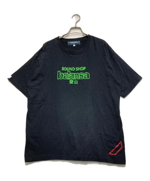 PHINGERIN（フィンガリン）PHINGERIN (フィンガリン) SOUND SHOP balansa (サウウドショップバランサ) プリントTシャツ ブラック サイズ:Lの古着・服飾アイテム