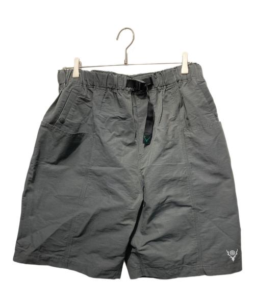South2 West8（サウスツー ウエストエイト）south2 west8 (サウスツー ウエストエイト) Belted C.S. Short - C/N Grosgrain グレー サイズ:Lの古着・服飾アイテム