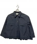 EZUMIエズミ）の古着「バッグプリーツジャケット」｜ブラック