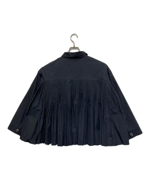 EZUMI（エズミ）EZUMi (エズミ) バッグプリーツジャケット ブラック サイズ:Sの古着・服飾アイテム