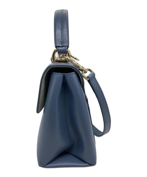FURLA（フルラ）FURLA (フルラ) 1927 S TOP/ハンドバッグ ブルーの古着・服飾アイテム