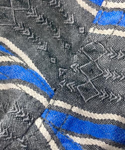 STYLE EYES（スタイルアイズ）STYLE EYES (スタイルアイズ) 半袖シャツ グレー×ブルー サイズ:Lの古着・服飾アイテム