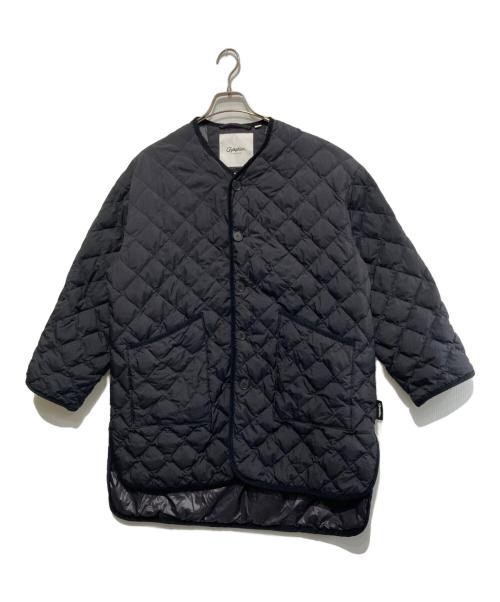 Gymphlex（ジムフレックス）Gymphlex (ジムフレックス) キルトダウンパフスリーブジャケット ブラック サイズ:12の古着・服飾アイテム