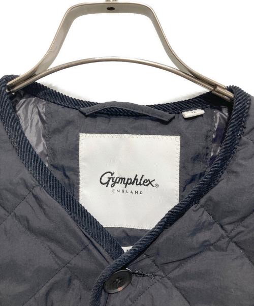 Gymphlex（ジムフレックス）Gymphlex (ジムフレックス) キルトダウンパフスリーブジャケット ブラック サイズ:12の古着・服飾アイテム