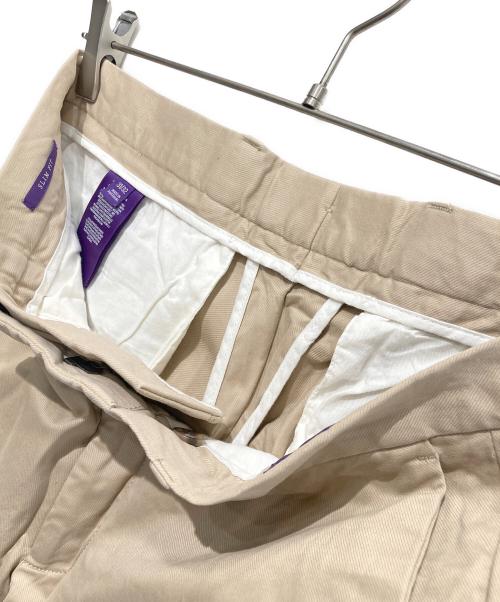 RALPH LAUREN（ラルフローレン）RALPH LAUREN (ラルフローレン) センタープレスパンツ ベージュ サイズ:Wの古着・服飾アイテム