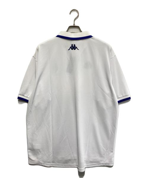 KAPPA（カッパ）KAPPA (カッパ) SEDAN ALL-PURPOSE Game Shirts ホワイト×ブルー サイズ:Lの古着・服飾アイテム
