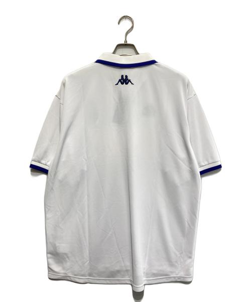 KAPPA（カッパ）KAPPA (カッパ) SEDAN ALL-PURPOSE Game Shirts ホワイト×ブルー サイズ:L 未使用品の古着・服飾アイテム