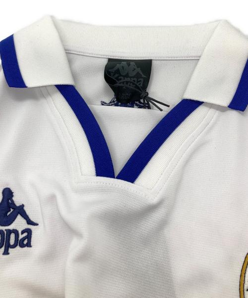 KAPPA（カッパ）KAPPA (カッパ) SEDAN ALL-PURPOSE Game Shirts ホワイト×ブルー サイズ:L 未使用品の古着・服飾アイテム