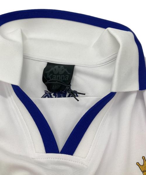 KAPPA（カッパ）KAPPA (カッパ) SEDAN ALL-PURPOSE Game Shirts ホワイト×ブルー サイズ:L 未使用品の古着・服飾アイテム