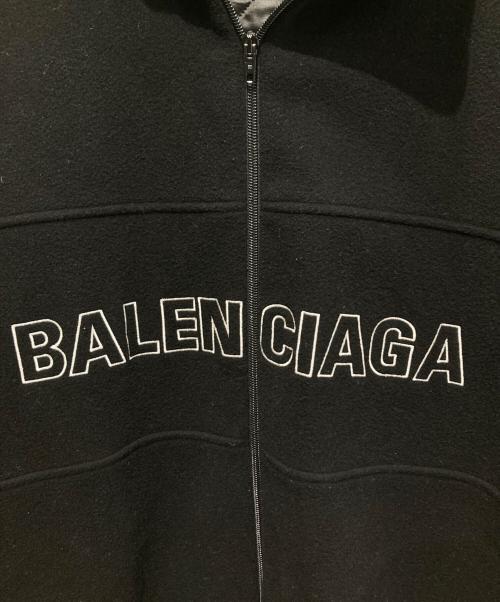 BALENCIAGA（バレンシアガ）BALENCIAGA (バレンシアガ) 18AW/FLEECE TRACK SUIT JACKE ブラック サイズ:44の古着・服飾アイテム