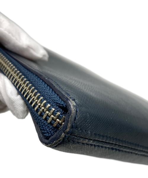 PELLE MORBIDA（ペッレモルビダ）PELLE MORBIDA (ペッレモルビダ) クラッチバッグ ネイビーの古着・服飾アイテム