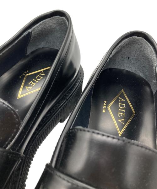 ADIEV（アデュー）ADIEV (アデュー) Uチップシューズ ブラック サイズ:40の古着・服飾アイテム