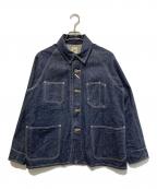 F.O.B FACTORYエフオービー ファクトリー）の古着「COVER ALL/カバーオール/デニムジャケット」｜インディゴ