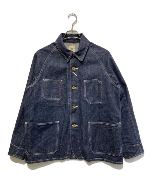 F.O.B FACTORY（エフオービー ファクトリー）F.O.B FACTORY (エフオービー ファクトリー) COVER ALL/カバーオール/デニムジャケット インディゴ サイズ:Mの古着・服飾アイテム