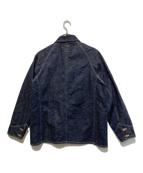 F.O.B FACTORY（エフオービー ファクトリー）F.O.B FACTORY (エフオービー ファクトリー) COVER ALL/カバーオール/デニムジャケット インディゴ サイズ:Mの古着・服飾アイテム