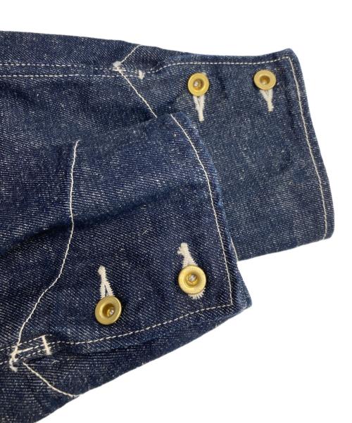 F.O.B FACTORY（エフオービー ファクトリー）F.O.B FACTORY (エフオービー ファクトリー) COVER ALL/カバーオール/デニムジャケット インディゴ サイズ:Mの古着・服飾アイテム