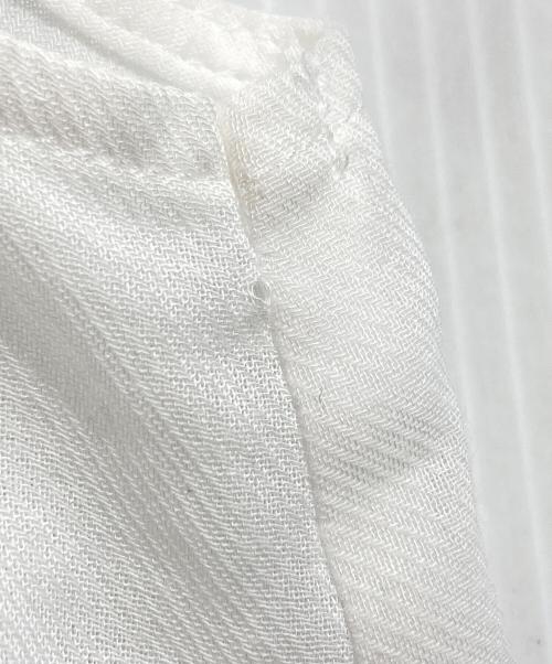 ANAYI（アナイ）ANAYI (アナイ) フリルノースリーブブラウス ホワイト サイズ:38の古着・服飾アイテム