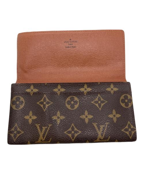 LOUIS VUITTON（ルイ ヴィトン）LOUIS VUITTON (ルイ ヴィトン) 札入れ ブラウンの古着・服飾アイテム