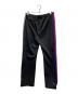 Needles (ニードルズ) FREAK'S STORE (フリークストア) 別注 22SS NarrowTrack Pants ブラック×ホワイト サイズ:L：11000円