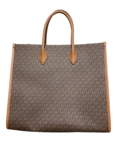 MICHAEL KORS（マイケル・コース）MICHAEL KORS (マイケルコース) mirella lg ns tote ブラウンの古着・服飾アイテム