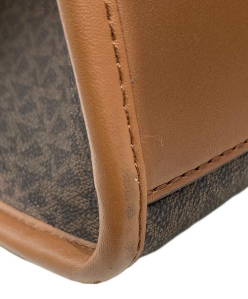 MICHAEL KORS（マイケル・コース）MICHAEL KORS (マイケルコース) mirella lg ns tote ブラウンの古着・服飾アイテム