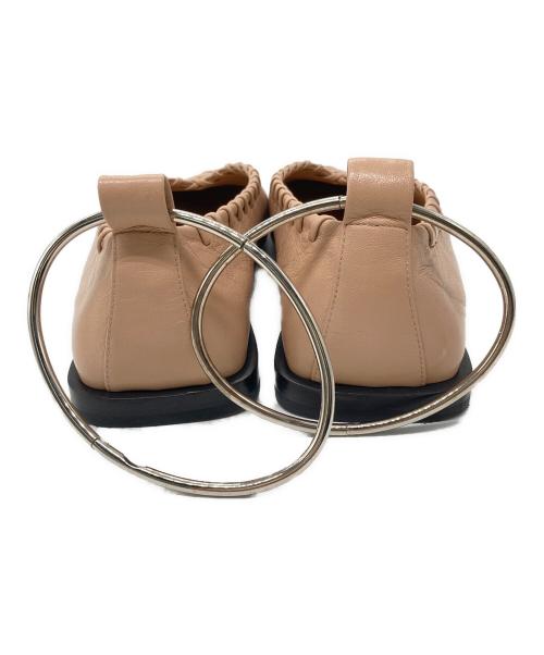 JIL SANDER（ジルサンダー）JIL SANDER (ジルサンダー) フラットシューズ ピンク サイズ:371/2の古着・服飾アイテム