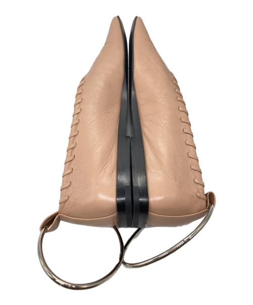 JIL SANDER（ジルサンダー）JIL SANDER (ジルサンダー) フラットシューズ ピンク サイズ:371/2の古着・服飾アイテム